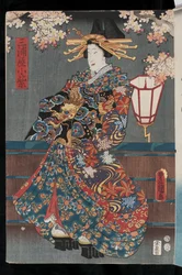 Kabuki courtesan, 1855